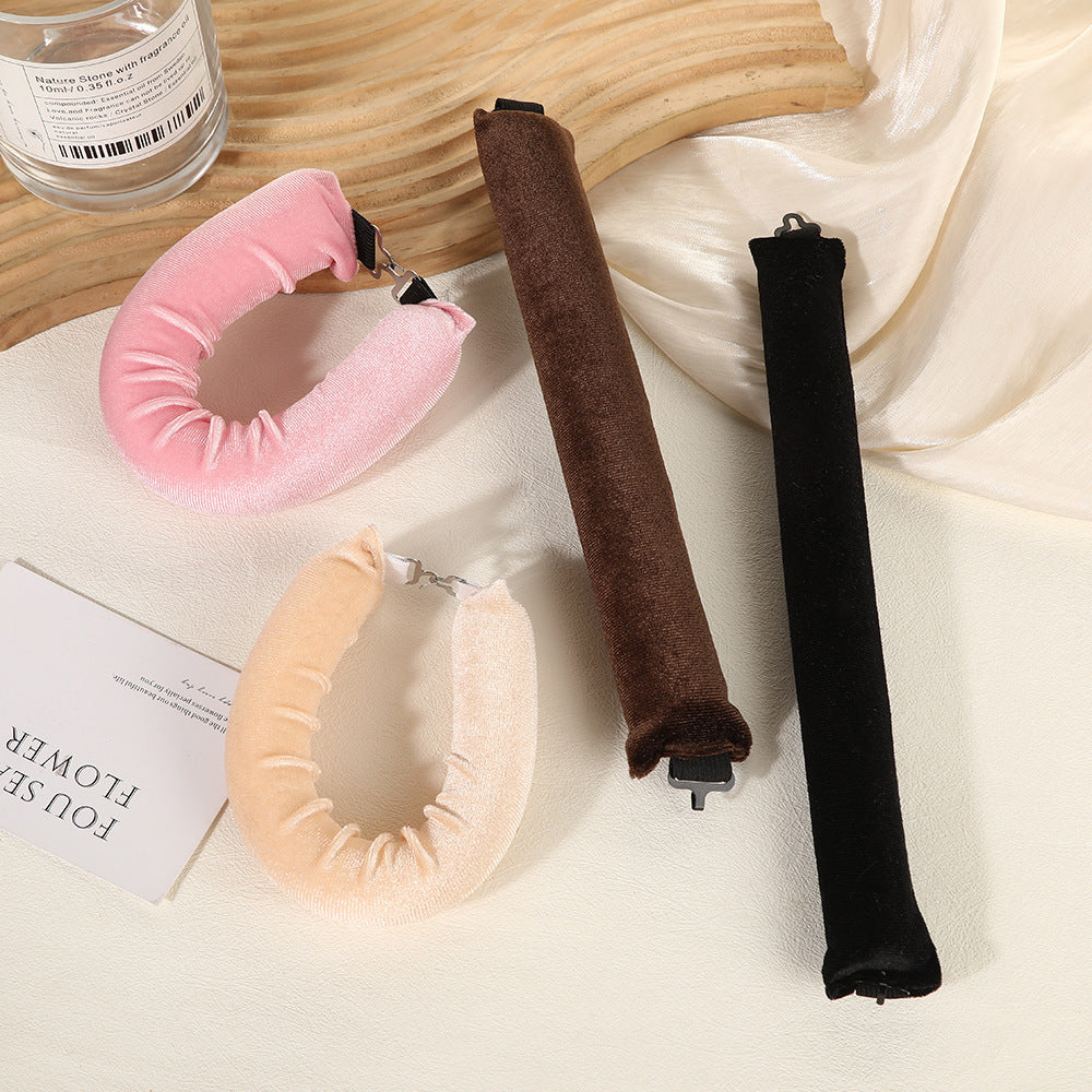 Cross-border heat-free curling hair artifact Sleeping does not hurt hair Lazy sleeping styling curling iron Non-perming large wave curling iron