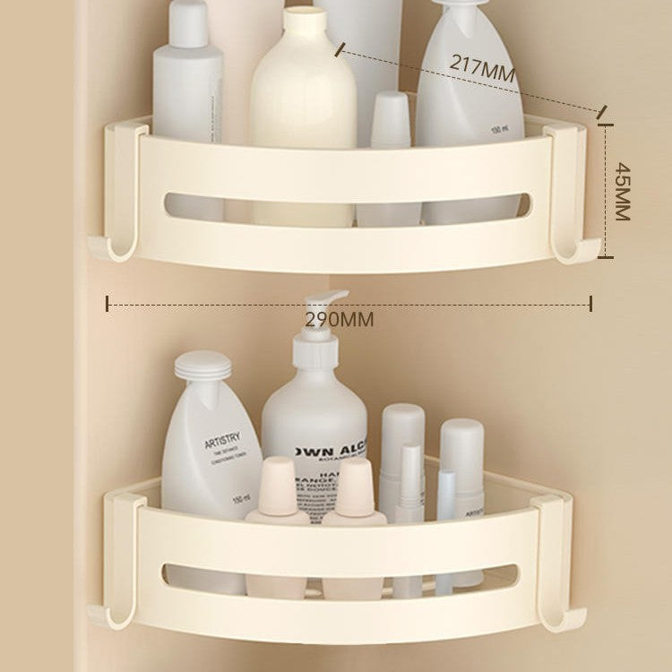 Cream style towel rack, punch-free bathroom towel rack, bathroom pendant five-piece set, bathroom toilet