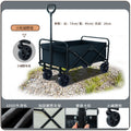 Outdoor camping cart folding camping cart for home grocery shopping express folding trolley convenient lightweight camping cart