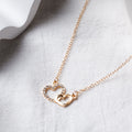 Wholesale heart necklaces - european & american style, autumn/winter jewelry, women's elegant, fashionable, minimalist, light luxury, high-end sweater chains