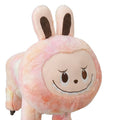 Labubu music pulley stool universal wheel small stool tie-dyestuffed toy stool cute home small stool 2026