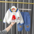Boys' hoodie set - new autumn/winter  collection: stylish and cool two-piece outfit for trendy kids