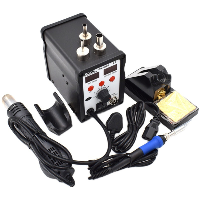 Chuangmeiwei 8586 lead-free constant temperature welding table dual-purpose digital display electric soldering iron table mobile phone repair table