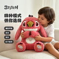 Sitting position - breathing stitch - red (music + breathing + light, light + breathing, breathing + sound, light + breathing)