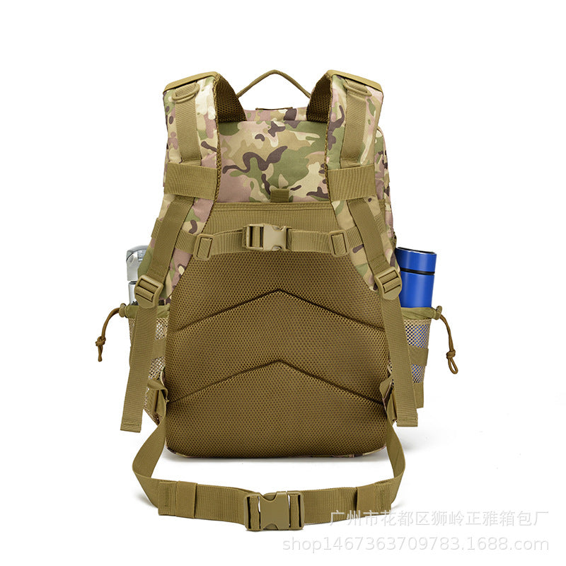 New outdoor tactical waterproof backpack, hiking and camping large-capacity MOLLE expansion outdoor backpack