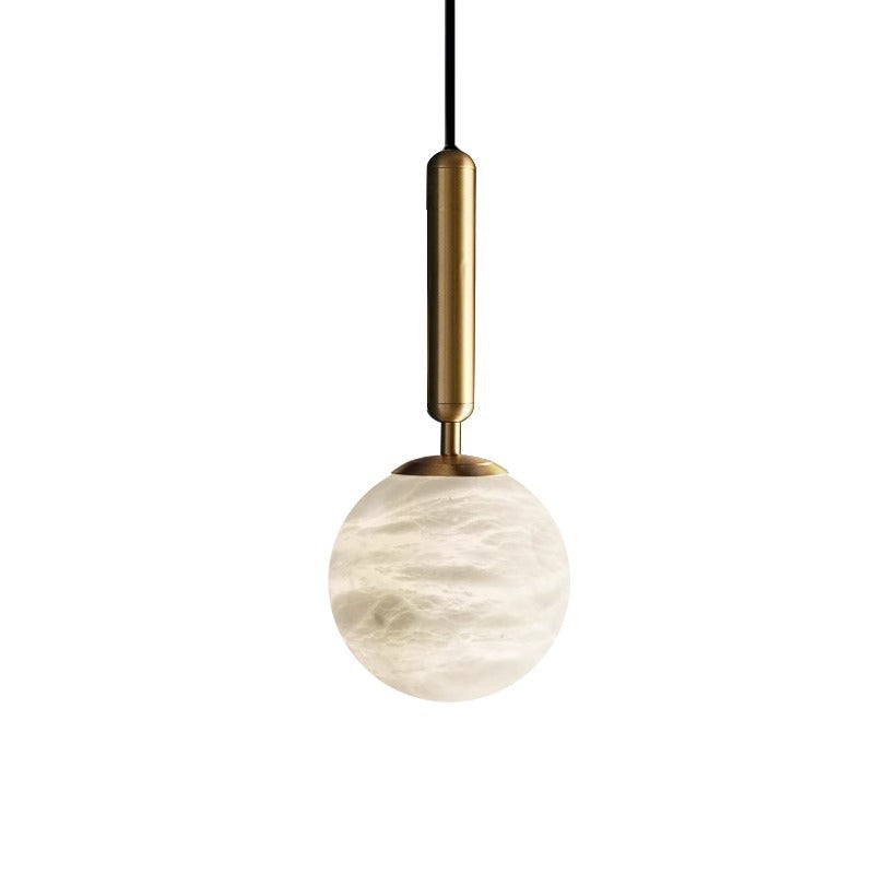 Postmodern casual creative marble bedroom bedside small chandelier bar designer hanging wire restaurant hanging wire small chandelier