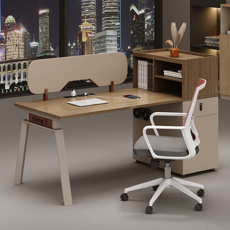 Saint li fashionable minimalist modern office desk employee workstation desk chair multi-person combination booth financial computer desk with