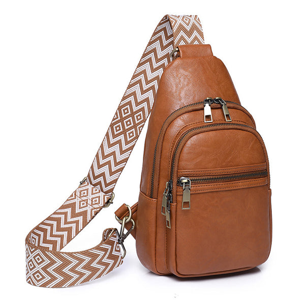 Wholesale women's breast bags,  genderless bags, breast bags, women's fashion retro messenger bags, fanny packs