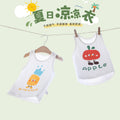 New lightweight summer pure cotton baby tank top - sleeveless undershirt for kids, breathable and sweat-absorbent infant clothing