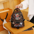 Bags: new 2025 collection - mori girl style cartoon bear quirky & unique casual travel backpack - pu leather