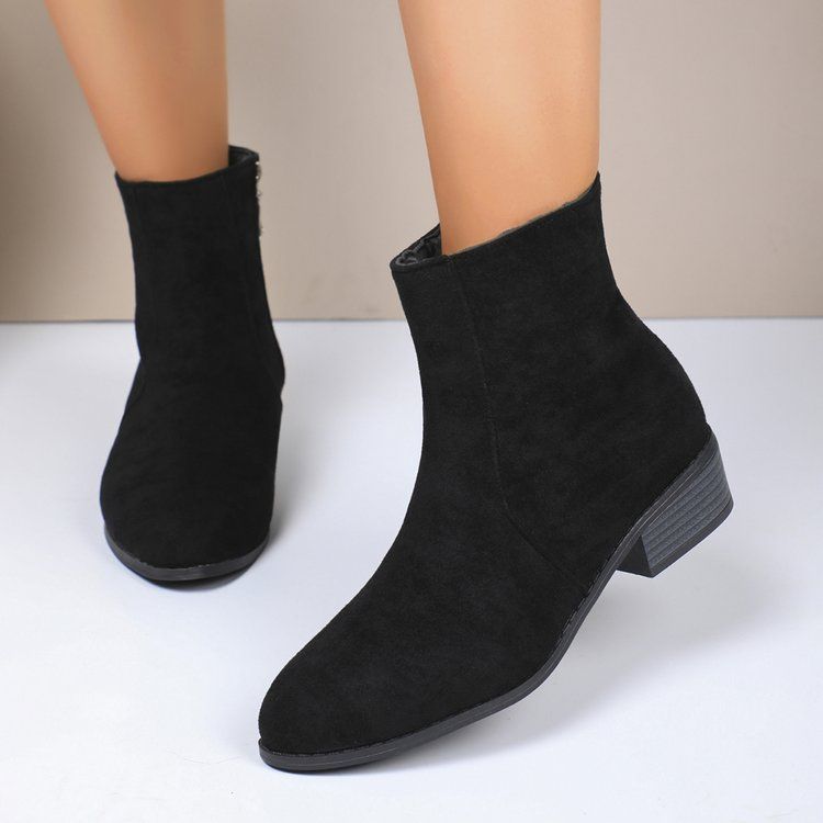 Exportfashionplus size short boots for women fall and winter single boots new arrival ankle short boots thick heel british style boots women's boots