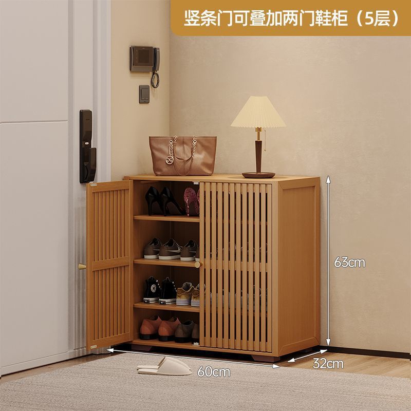 Shoe cabinet, shoe rack storage, indoor simple multi-layer rack, large capacity door household dust rental house artifact
