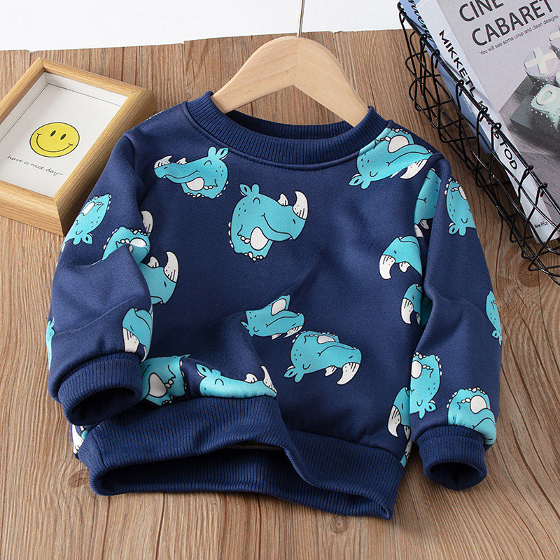 Boys' sweatshirt - spring/autumn collection : stylish and trendy korean design for mid-to-large children. cool and fashionable autumn apparel