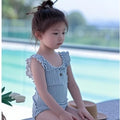 Baby girl's beach vacation one-piece swimsuit - danish style, new  collection, cute kids' swimwear