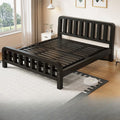 High-speed wrought iron bed, modern casual double iron frame bed, reinforced thickened ribbed bed, tatami economical iron frame bed