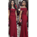 winter new arrival: women's v-neck off-the-shoulder hostess dress, long maxi dress - african style,  dropshipping available