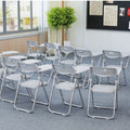 Conference student neutral foldable writing board table and chair plastic conference room chair all-in-one folding chair training chair