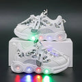 trendy led light-up shoes for kids - breathable casual sneakers for toddlers (ages 1-6) - girls' light-up shoes