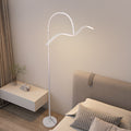 Full spectrum led piano floor lamp - minimalist creative living room sofa eye protection simple bedroom bedside reading light