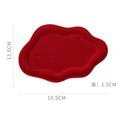 Instagram-worthy creative desktop display tray for jewelry and props. trendy, plush ceramic, irregular-shaped tray – just like the influencer style!