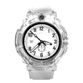 Transparent round children's phone watch, waterproof, large screen, full network, wifi positioning, downloadable, can be disabled, can be paid