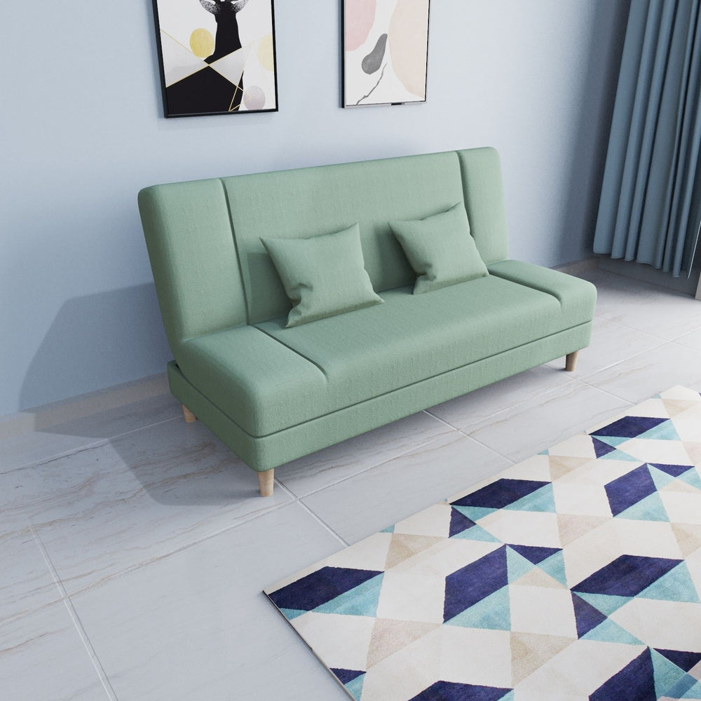 Multifunctional sofa bed - convertible fabric sofa, easy-to-assemble single sofa bed for living rooms, rental properties, and small apartments