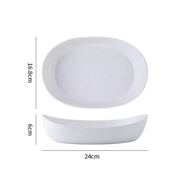 Byron minimalist high-end ceramic bowls, plates, and dishes - creative tableware for hotels, restaurants, and home use - western cuisine steak plates and dessert plates