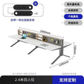 Modern office desk, staff slot, double four-person slot, perforated board, hanging board, storage screen, table and chair combination, commercial office