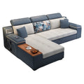 Sofa bed foldable dual-purpose pull-out multi-functional modern for home small apartment double slot living room technology cloth sofa