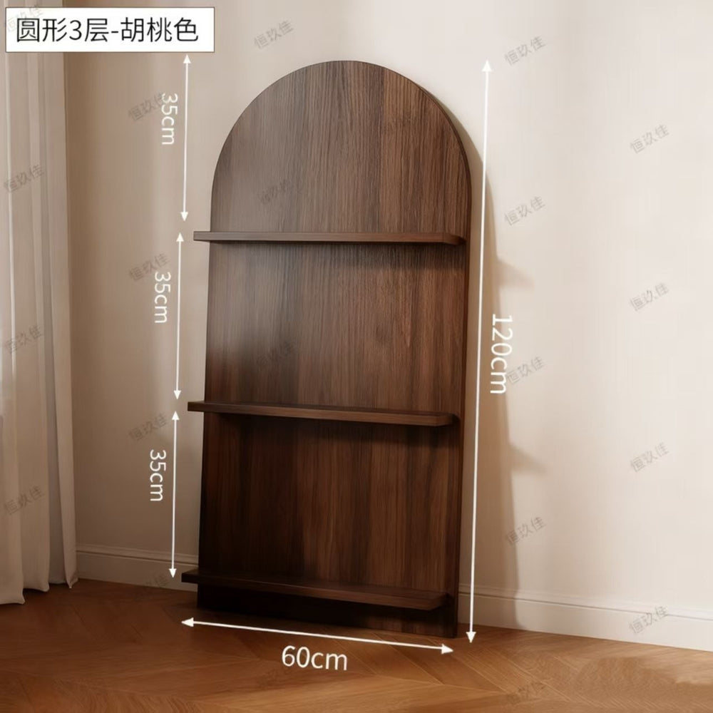 Magazine rack floor-standing storage rack wall-mounted book rack newspaper rack environmental-friendly multi-layer bookshelf medieval style reading bookshelf wood
