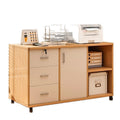 File cabinet table storage rack wooden side cabinet with lock storage cabinet storage cabinet office desk storage cabinet information cabinet
