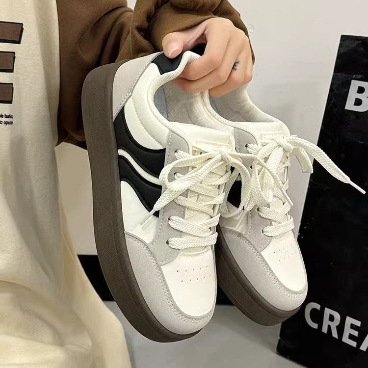 Vintage-inspired, niche white skate shoes with an "instagrammable" aesthetic. new for spring 2026, these versatile white sneakers are the perfect casual footwear