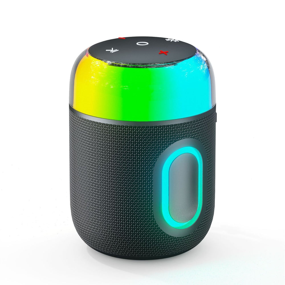 Outdoor portable bluetooth wireless speaker mini colorful light atmosphere lamp subwoofer