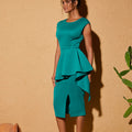 African cross-border  new arrivalfashion african elegantwork clothingpure colorloose style dress big sale