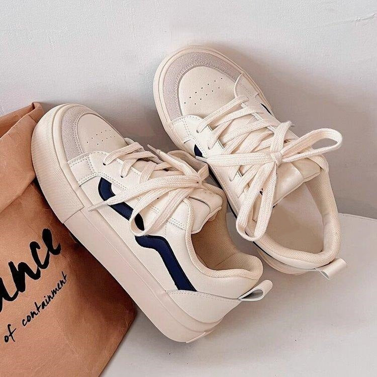 2025 new white canvas sneakers - original design, campus style, women's niche skate shoes, student-friendly, versatile casual athletic shoes for women
