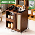 Mobile small tea table tea cabinet for home balcony tea table tea table all-in-one coffee table table tea drinking complete set