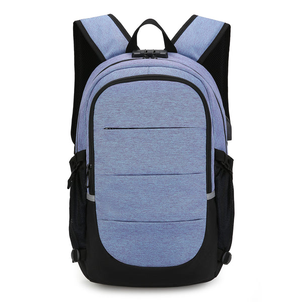 Laptop bag 2024 new men's double back large capacity usb charging backpack men's business backpack