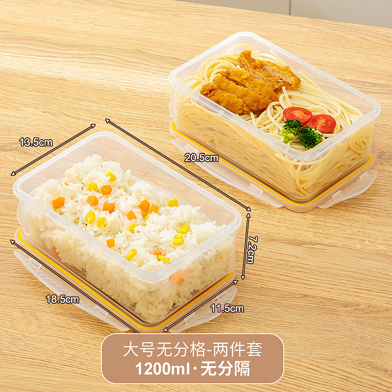 Office workers bring rice compartments, lunch boxes can be heated and sealed in microwave ovens, fresh-keeping boxes, food-grade plastic bento boxes