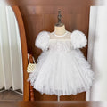 Girls' lantern sleeve short-sleeve dress -  summer new arrival - bubble sleeve princess dress - summer collection