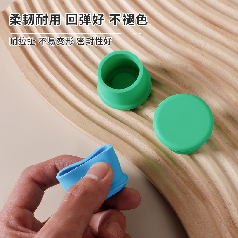 Food-grade silicone bottle cap, cup lid, universal wine stopper, airtight seal, wine preservation cap, eco-friendly wine bottle cap