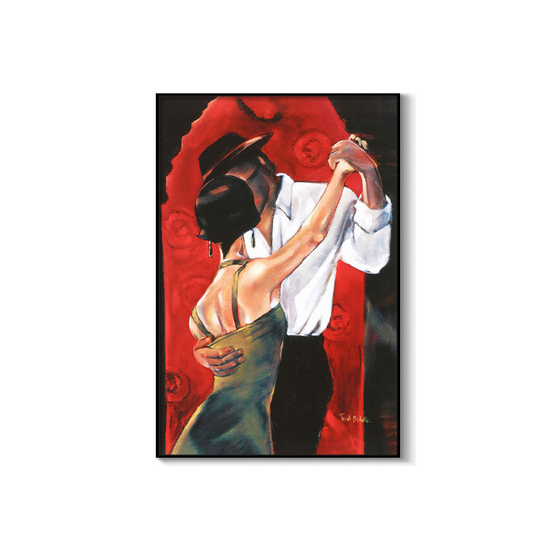 Bar decorative painting industrial style retro beautiful woman ktv box dance hall clear bar background wall painting creative painting