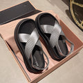 Thick sole sandals for women 2024 summer new arrival fairy style sandals slipperoutwearcasual roman beach sandals