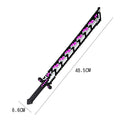 kidsartificial 3d printing foldable telescopic lumicat cos witcher role-playing sword model decompression toy