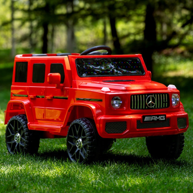 New Daben children's electric car four-wheel off-road car remote control toy car can seat boys and girls baby stroller