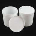High temperature resistant 1l/1000ml food grade solder paste barrel facial mask powder plastic barrel sealed jar with screw mouth and inner pad