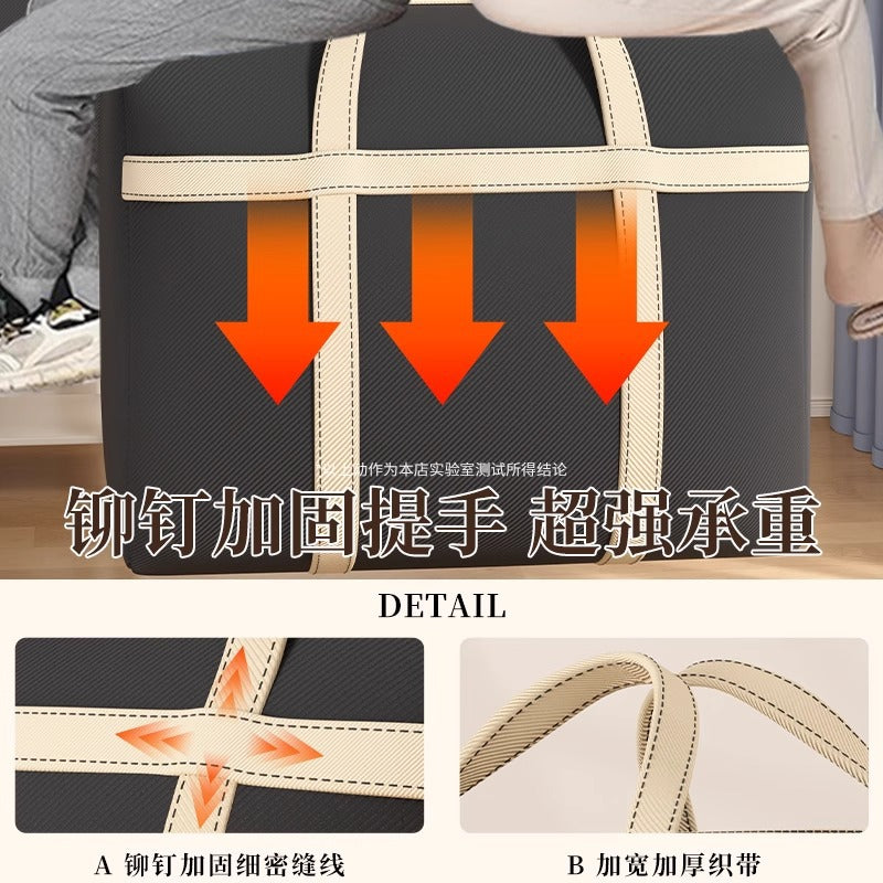 Oxford cloth moving bag clothes quilt large capacity storage bag travel luggage clothing quilt storage bag