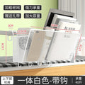 [integrated with hook] white