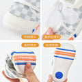 Baby sandals for boys, summer first walker shoes, 0-1-2 years old infant anti-slip soft sole mesh shoes for babies and toddlers, baby girl shoes