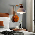 Cream bedroom bedside lamp wall lamp casual modern creative aisle living room background wall foldable study retro