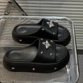 Thick sole star slippers for women summer outwearthick sole2026new arrivalsummerpopular beach outing sandals